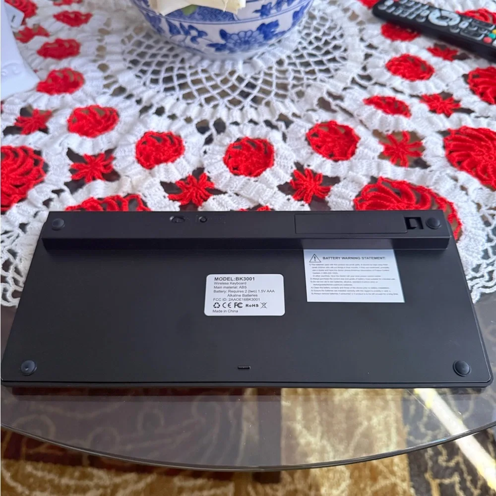 Wireless Bluetooth Black Keyboard
